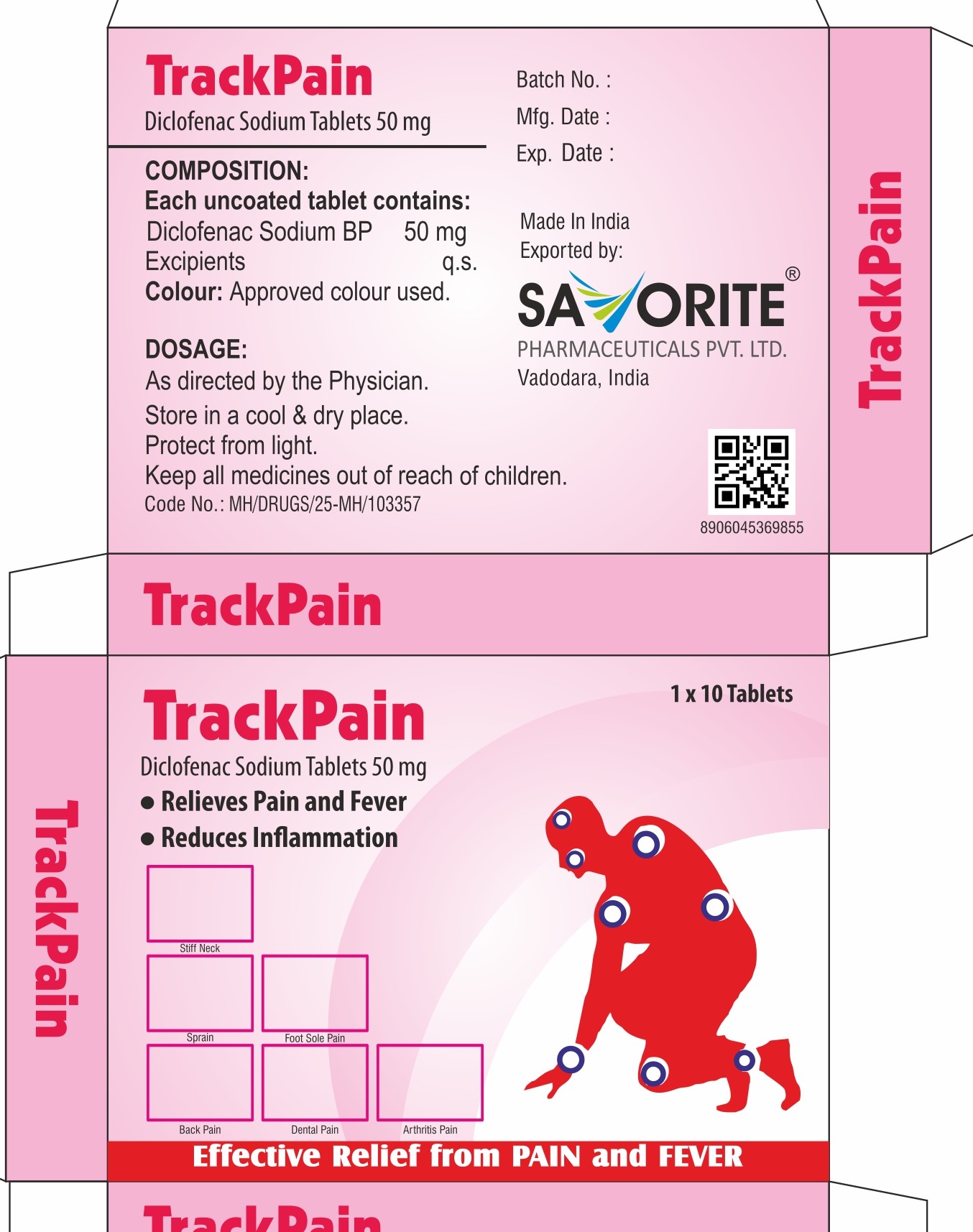 Trackpain Device mark 6559641 Trademark
