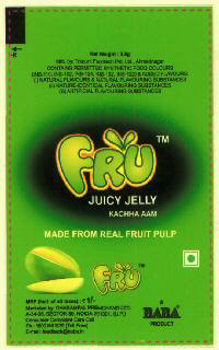 Fru Juicy Jelly Kachha Aam Device mark 2973786 Trademark