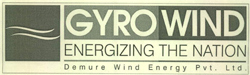 Gyro Wind With Word Demure Wind Energy Pvt. Ltd. Device mark 2487226 Trademark