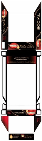 Gold Flake Social Red Line Honeydew Smooth Device mark 6566877 Trademark