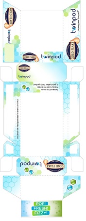 Gold Flake Twinpod Device mark 6566882 Trademark