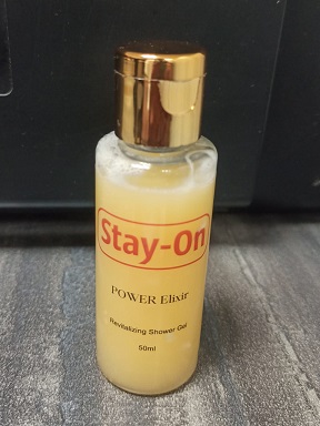 Stay-on Power Elixir With A Bottle Device Device mark 6437761 Trademark
