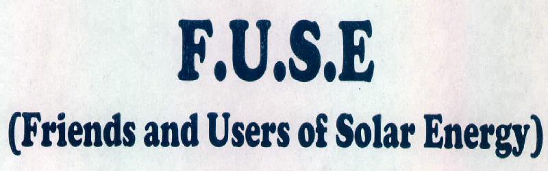 F.u.s.e (friends And Users Of Solar Energy) Device mark 2306552 Trademark