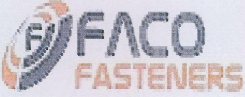 Faco Fasteners Device mark 2150759 Trademark