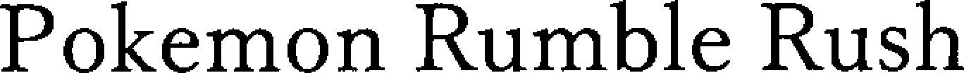Pokemon Rumble Rush Device mark 4286604 Trademark