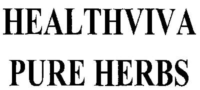 Healthviva Pure Herbs Device mark 2971187 Trademark