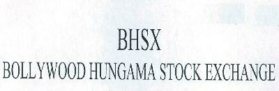 Bhsx Bollywood Hungama Stock Exchange Device mark 2160858 Trademark