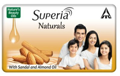 Superia Naturals With Sandal And Almond Oil Device mark 2790631 Trademark