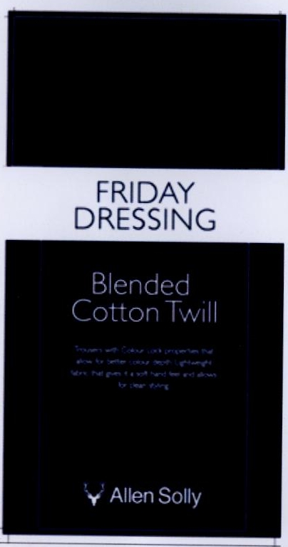 Friday Dressing Blended Cotton Twill Allen Solly Device mark 2244973 Trademark