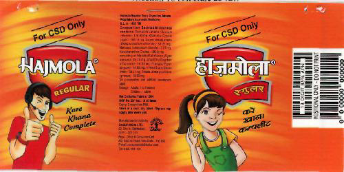 Hajmola Regular Device mark 2198926 Trademark