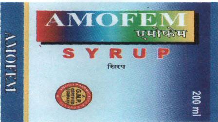 Amofem Syrup With Device Device mark 2064139 Trademark