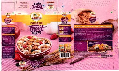 Saffola Muesli Fruit Rush Device mark 2328260 Trademark
