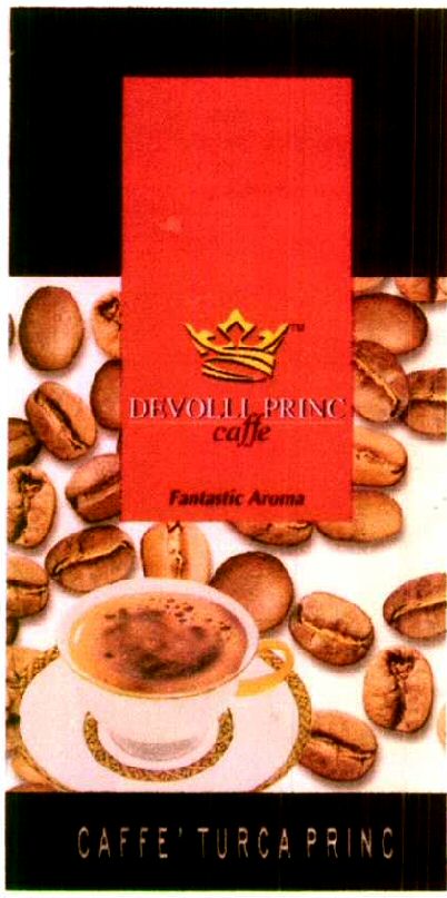 Devolli Princ Caffe (with Device) Device mark 3357268 Trademark