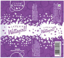 Layer'r Wottagirl With Device Of Butterfly Device mark 2968557 Trademark