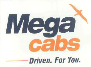 Mega Cabs (label) Device mark 2812134 Trademark