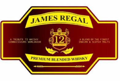 James Regal Premium Blended Whisky (label) Device mark 6595377 Trademark