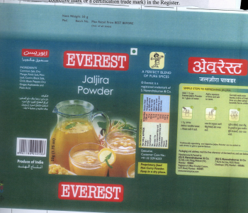 Everest Jaljira Powder Device mark 2074897 Trademark