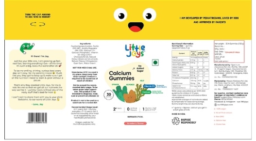 Little Joys Calcium Gummies Device mark 6597146 Trademark