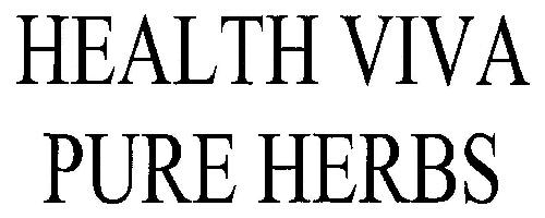 Health Viva Pure Herbs Device mark 2971192 Trademark