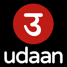 Udaan ( Logo & Device ) With Black Backgournd. Device mark 6604660 Trademark