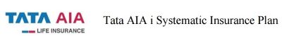 Tata Aia Life Insurance Tata Aia I Systematic Insurance Plan Label Device mark 6634666 Trademark