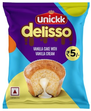Unickk Delisso Vanilla Cake With Vanilla Cream Device mark 6636799 Trademark