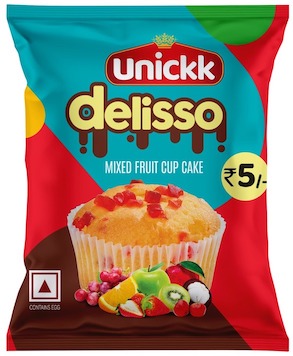 Unickk Delisso Mixed Fruit Cup Cake Device mark 6636797 Trademark