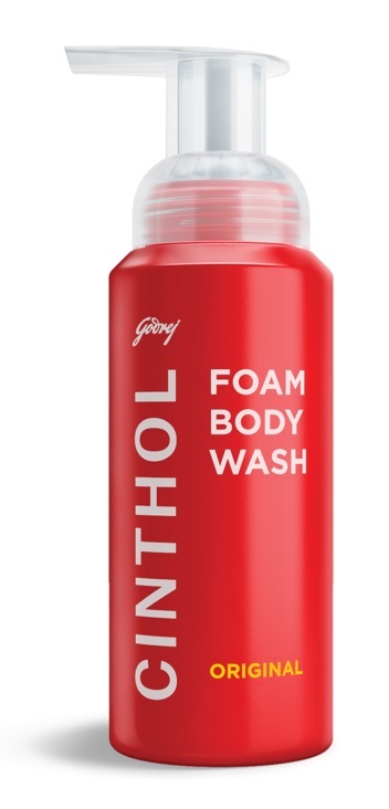 Cinthol Foam Body Wash Device mark 6637486 Trademark