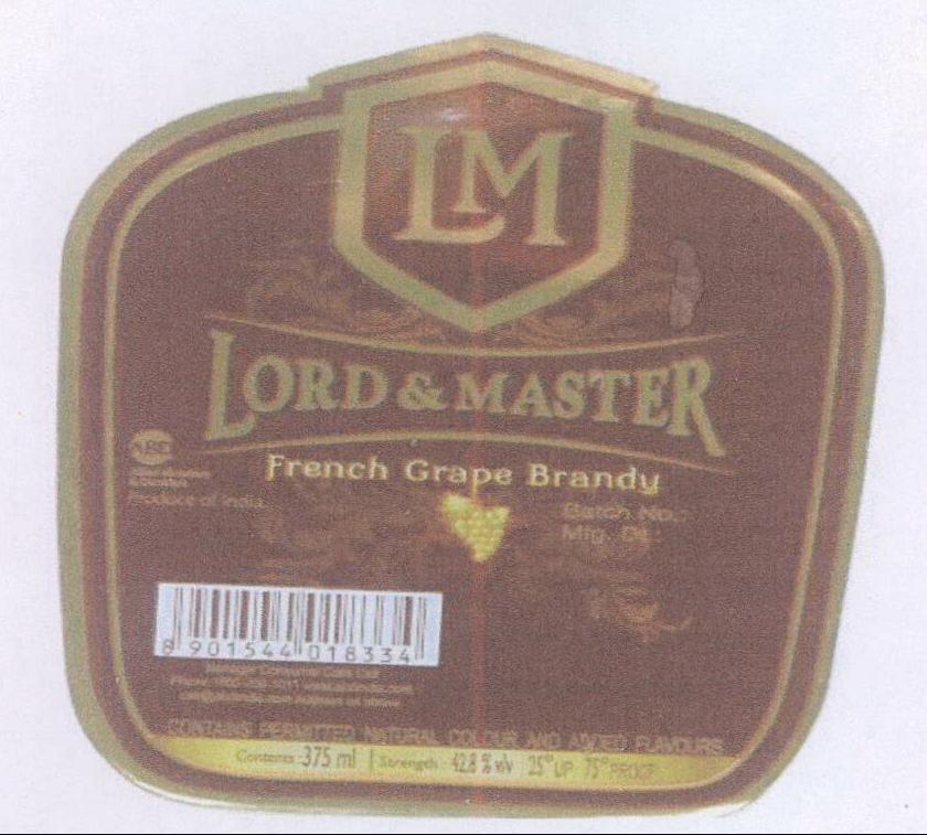 Lord & Master Device mark 2185831 Trademark