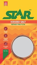 Star 555 Iodized Salt Device mark 6641870 Trademark