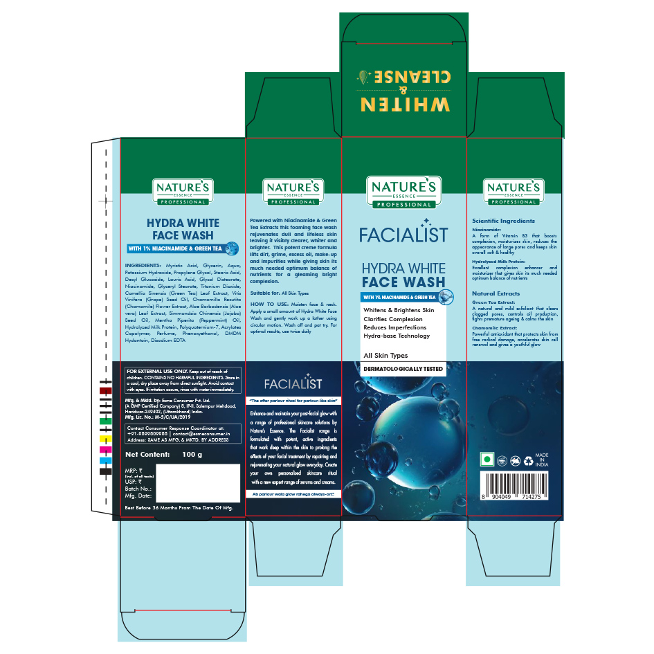 Nature Essence Professional Facialist Hydra White Face Wash Device mark 6641876 Trademark