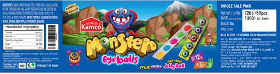 Kamco Monster Eyeballs Device mark 6438148 Trademark