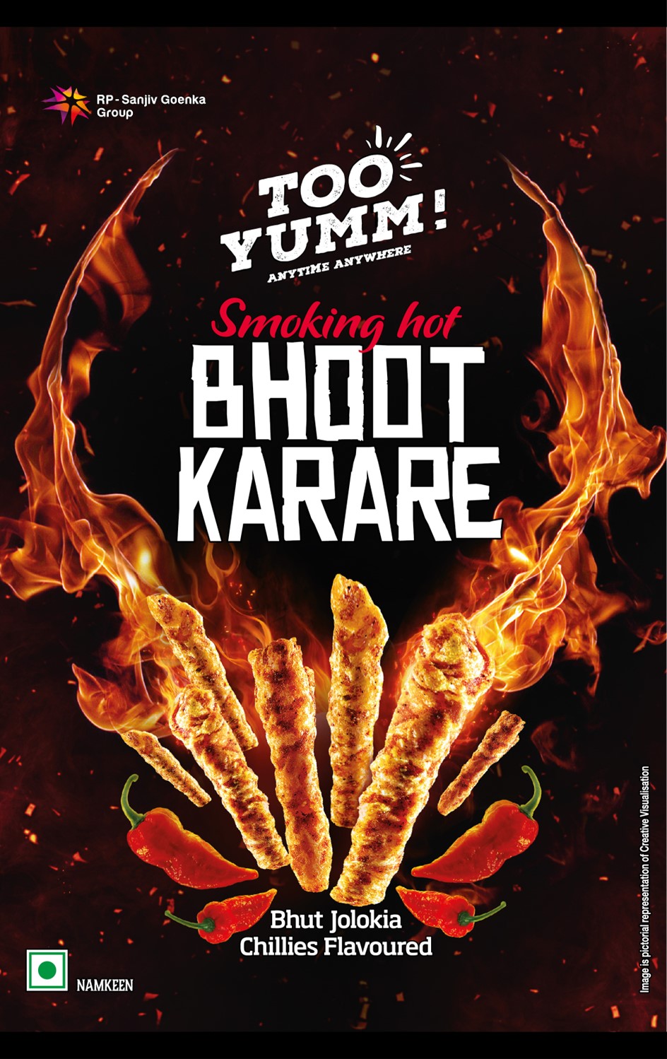 Too Yumm Bhoot Karare - Label In Colour Device mark 6660642 Trademark