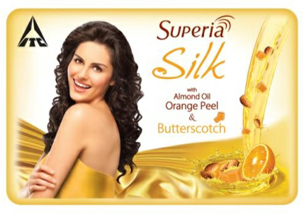 Superia Silk With Almond Oil Orange Peel And Butterscotch Device mark 2790634 Trademark