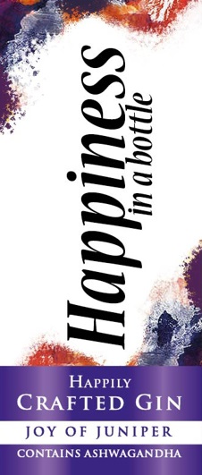 Happiness In A Bottle Happily Crafted Gin Joy Of Juniper Device mark 6671794 Trademark