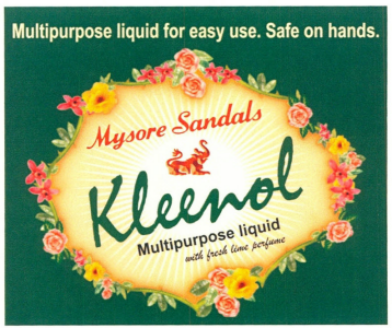 Mysore Sandal Kleenol Device mark 2740243 Trademark