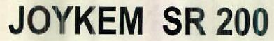 Joykem Sr 200 Device mark 2514305 Trademark
