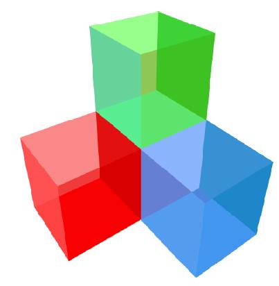 Geometrical Device Of 3 Cubes Device mark 2078545 Trademark