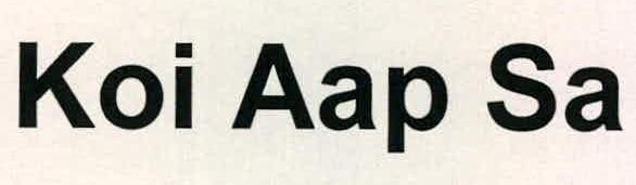 Koi Aap Sa Device mark 2224681 Trademark