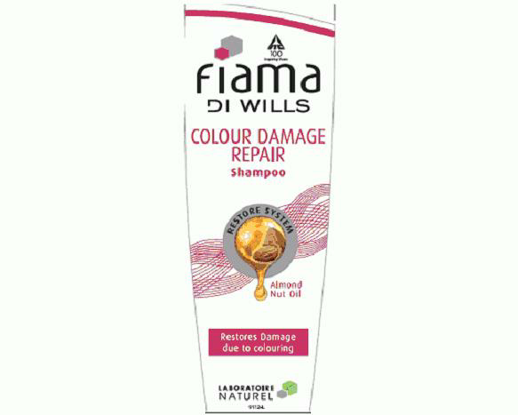 Fiama Di Wills Colour Damage Repair Shampoo (colour Label) Device mark 2248683 Trademark