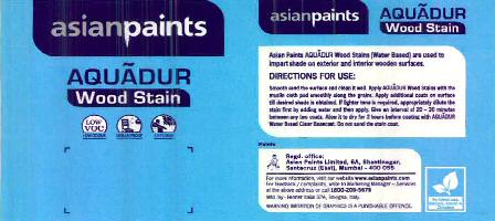 Asianpaints Aquadur Wood Stain Device mark 2540246 Trademark