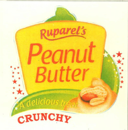 Ruparel's Peanut Butter With Device Of Stars Device mark 2475965 Trademark