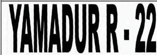 Yamadur R-22 Device mark 6694800 Trademark