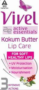 Vivel Active Essentials Kokum Butter Lip Care Device mark 2315429 Trademark