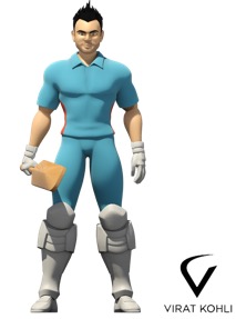 Virat Kohli (cricketer Avatar) Device mark 2846152 Trademark