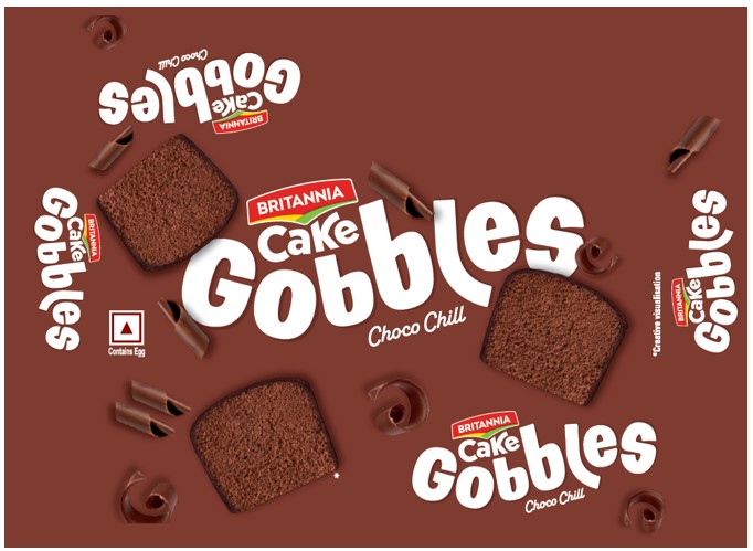 Britannia Cake Gobbles Choco Chill Device mark 6707825 Trademark