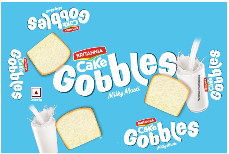 Britannia Cake Gobbles Milky Masti Device mark 6707827 Trademark