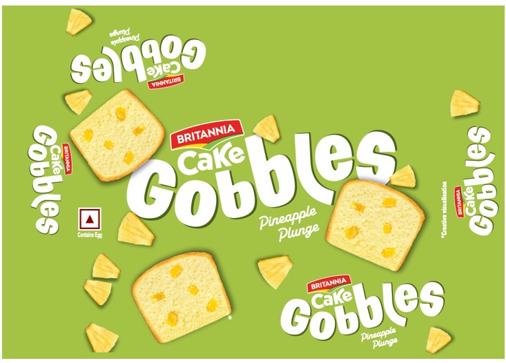 Britannia Cake Gobbles Pineapple Plunge Device mark 6707829 Trademark