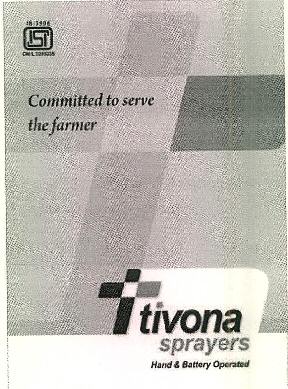 Tivona Sprayers Device mark 2679340 Trademark