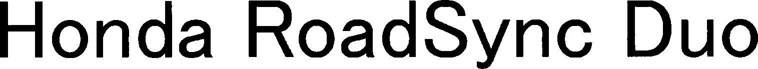Honda Roadsync Duo Device mark 6720998 Trademark